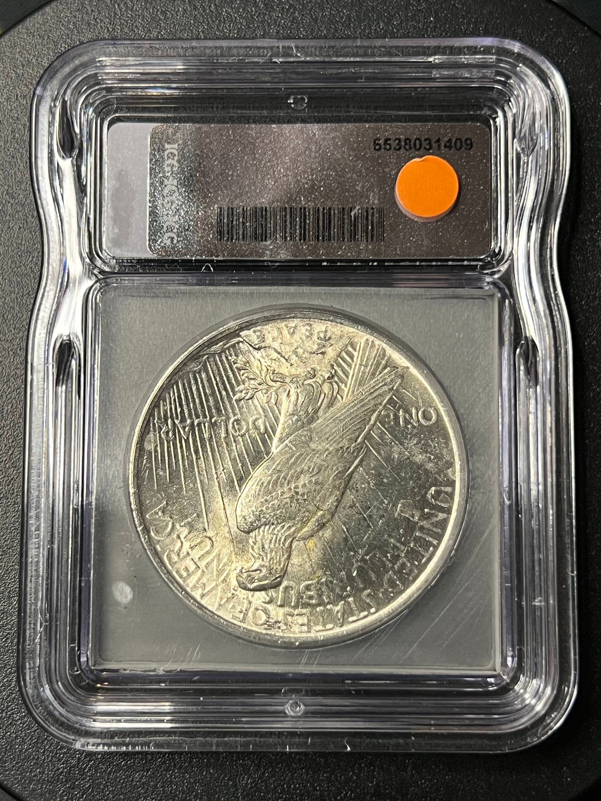 1924 Peace Silver Dollar — ICG MS62