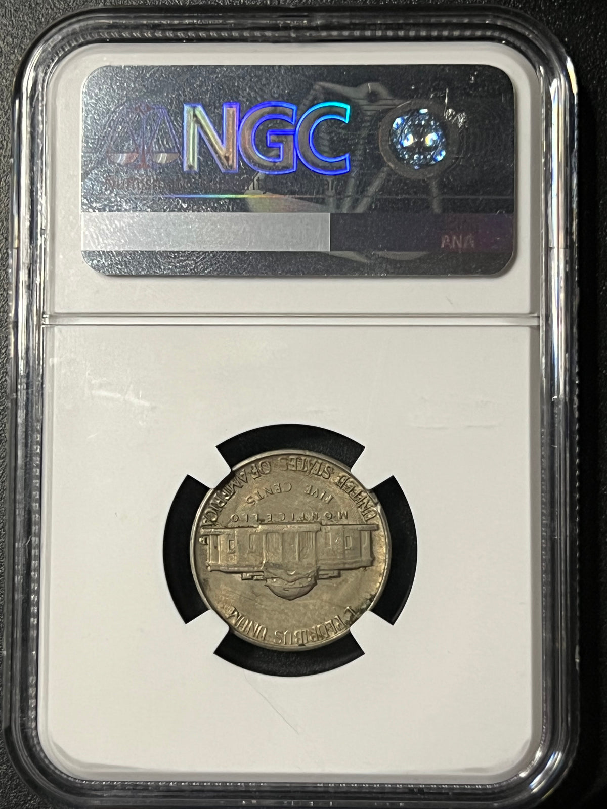 1956 Jefferson Nickel – NGC Genuine (Drive-In Movie Poster Label)