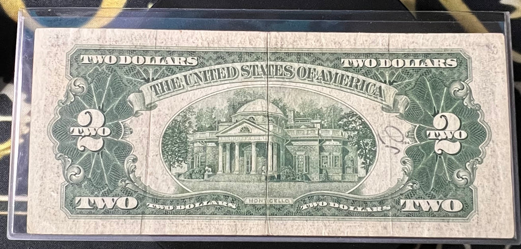 $2 United States Note - Red Seal Paper Currency