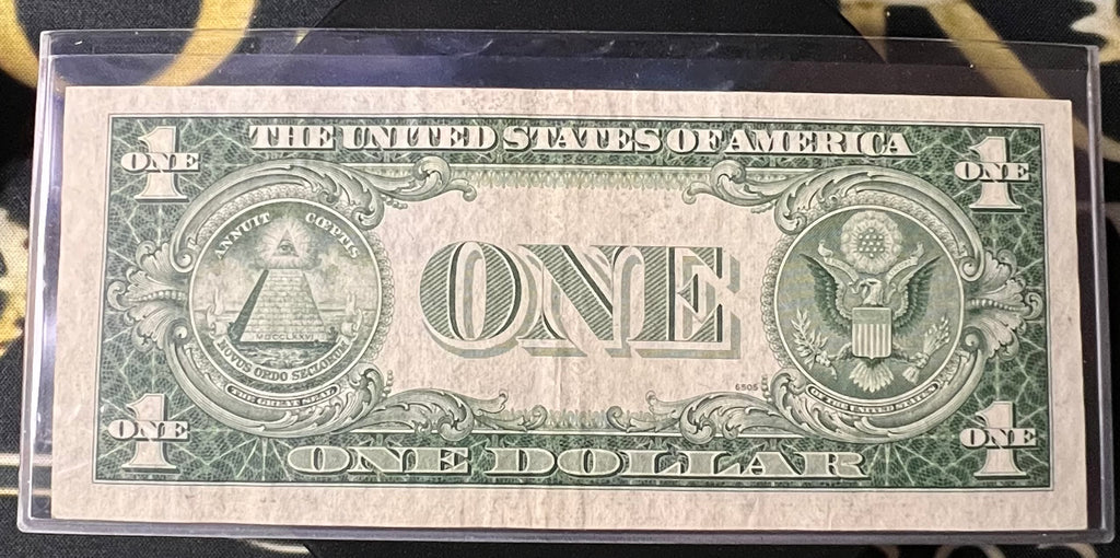 Vintage $1 Silver Certificate Star Note - Random Year Collectible Currency