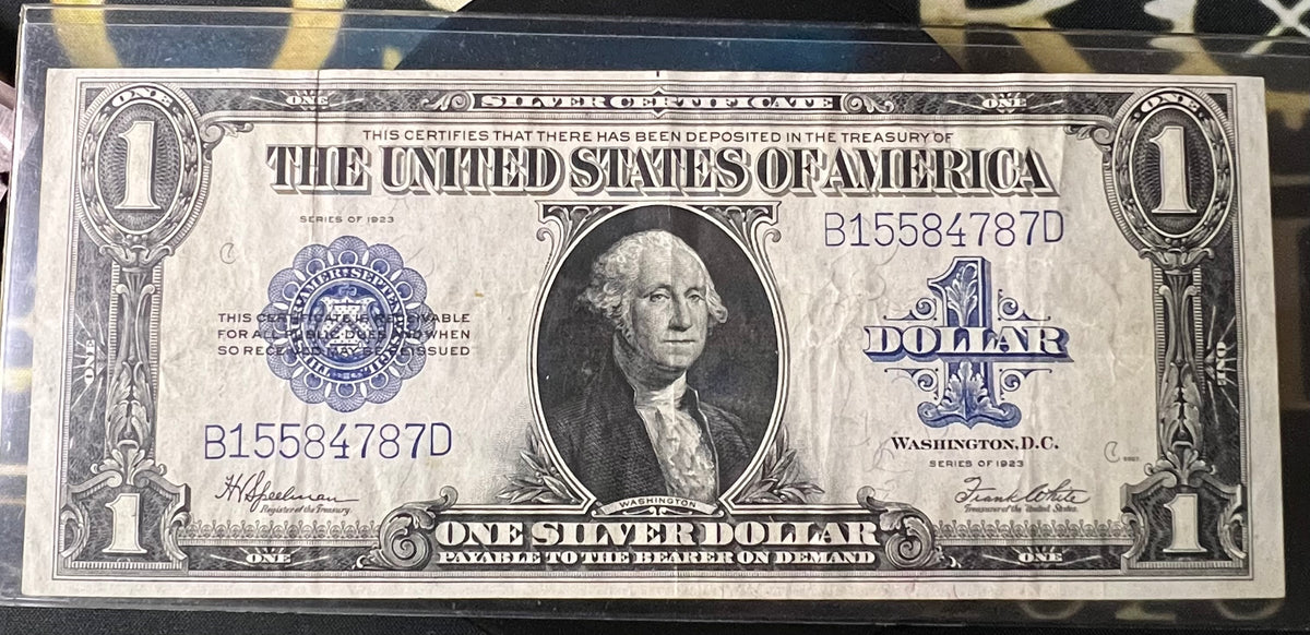 Series 1923 $1 Silver Certificate - "Horse Blanket" Large Size Note