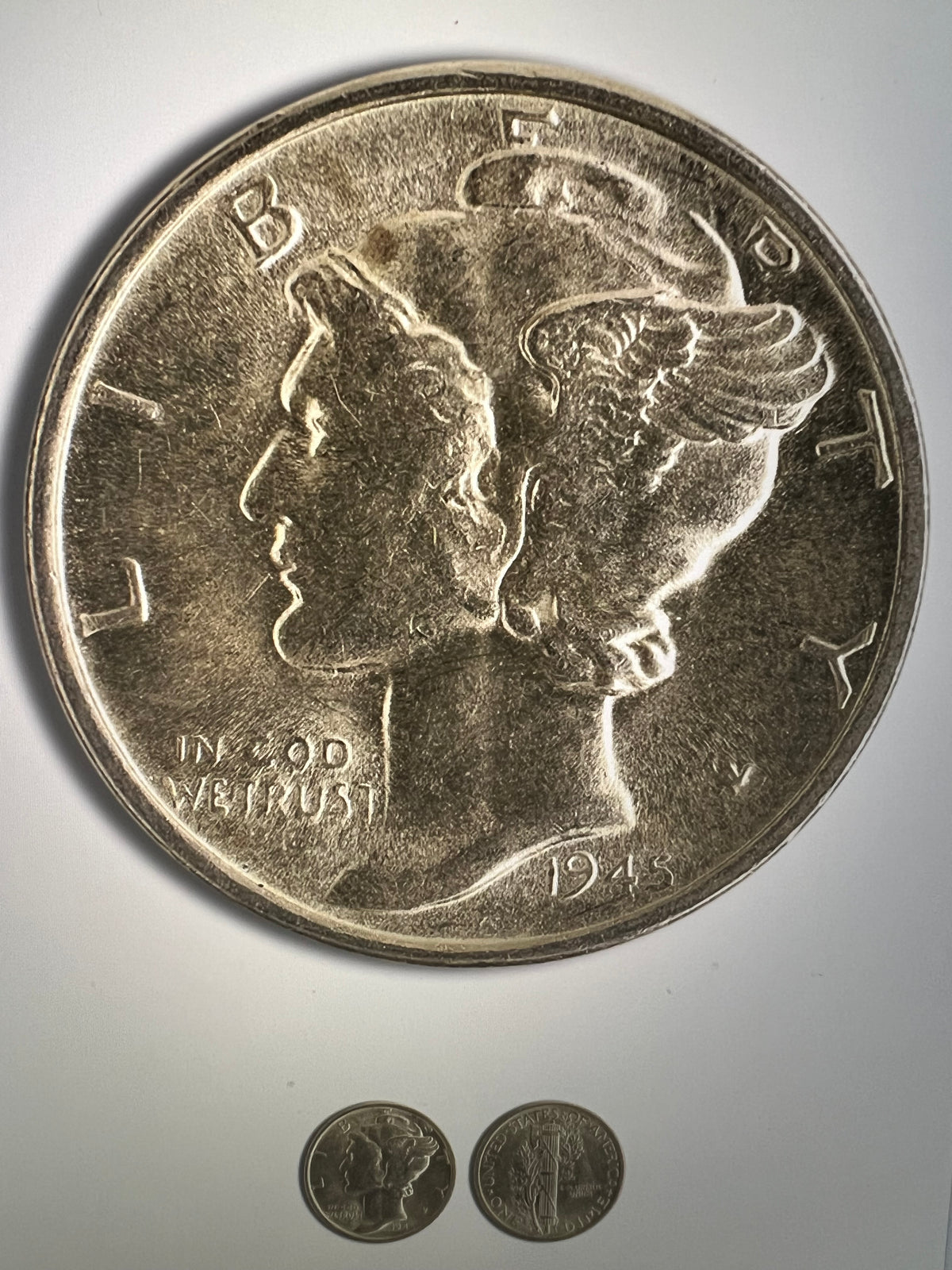 Mercury Head "Winged Liberty" Silver Dime – Brilliant Uncirculated (BU)