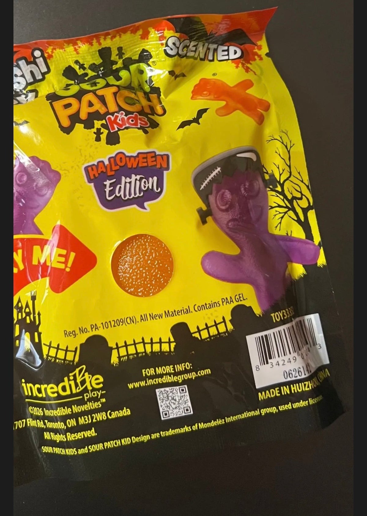Sour Patch Kids Halloween Edition Scented Squishy Toy (Orange)