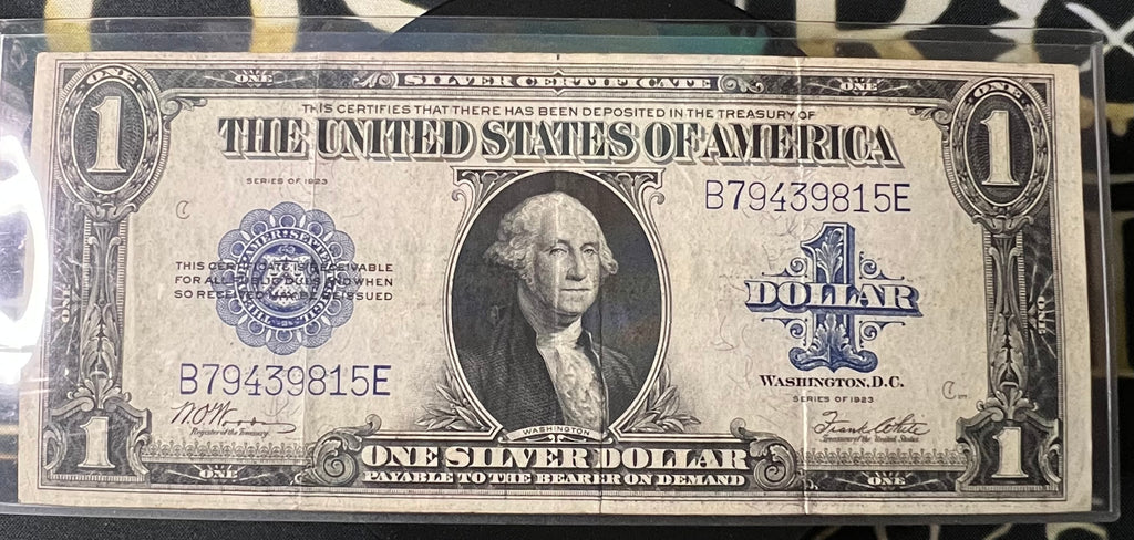 Series 1923 $1 Silver Certificate - "Horse Blanket" Large Size Note