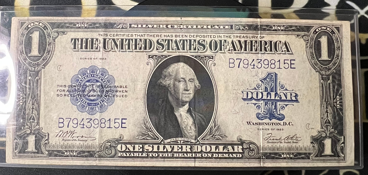 Series 1923 $1 Silver Certificate - "Horse Blanket" Large Size Note