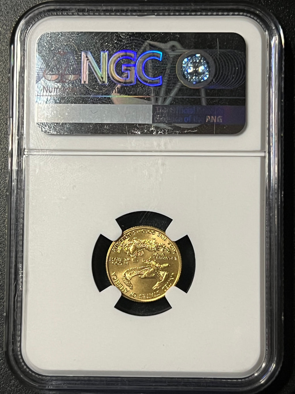 1995 $5 American Gold Eagle — NGC MS70 (Certified Slab)