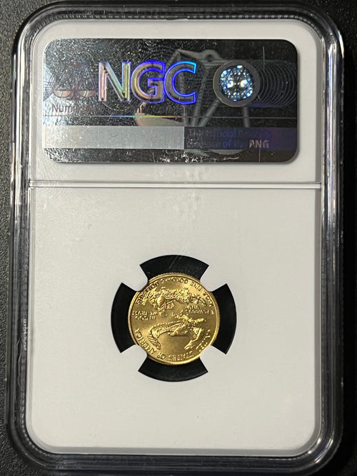 1995 $5 American Gold Eagle — NGC MS70 (Certified Slab)