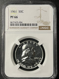 1961 Franklin Half Dollar – NGC PF 66