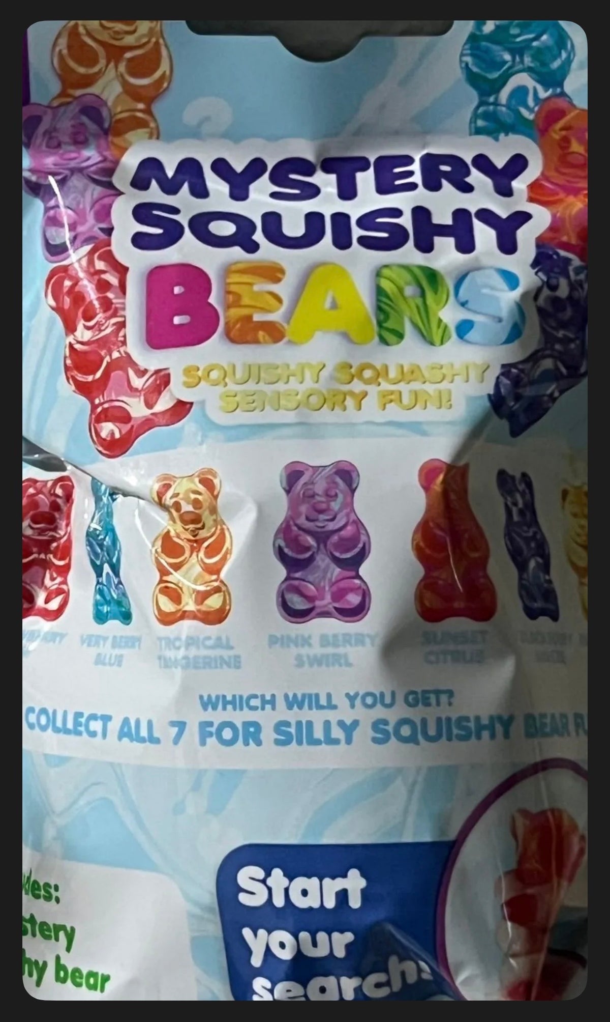 Mystery Squishy Bears — Blind Bag Sensory Fidget Toy