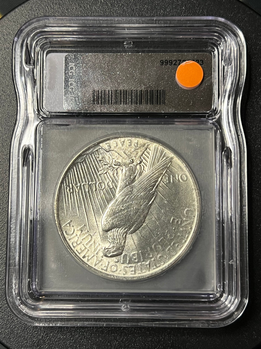 1924 Peace Silver Dollar – ICG Brilliant Uncirculated (Brilliant Unc) Slab