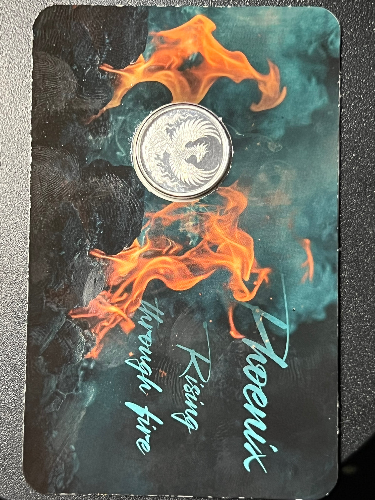 2026 Niue 1 Dollar "Phoenix: Rising Through Fire" 1/10 oz Silver Coin — Carded Prooflike Issue