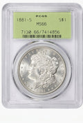1881-S Morgan Silver Dollar – PCGS MS66