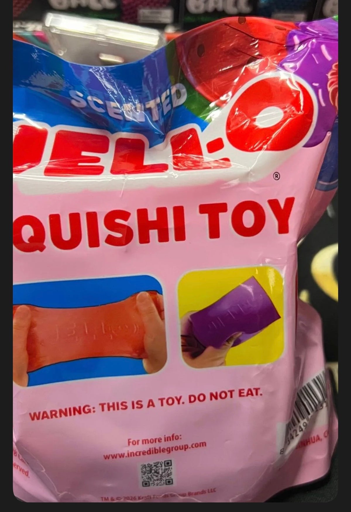 Official JELL-O Scented Squishi Toy — Blue Gelatin Mold Edition