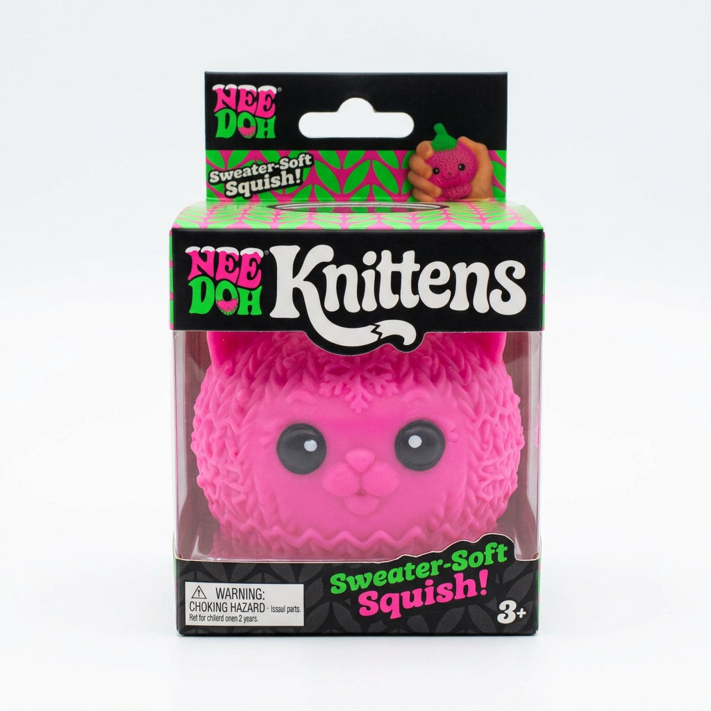 NeeDoh Knittens – Sweater-Soft Squishy Sensory Kitten