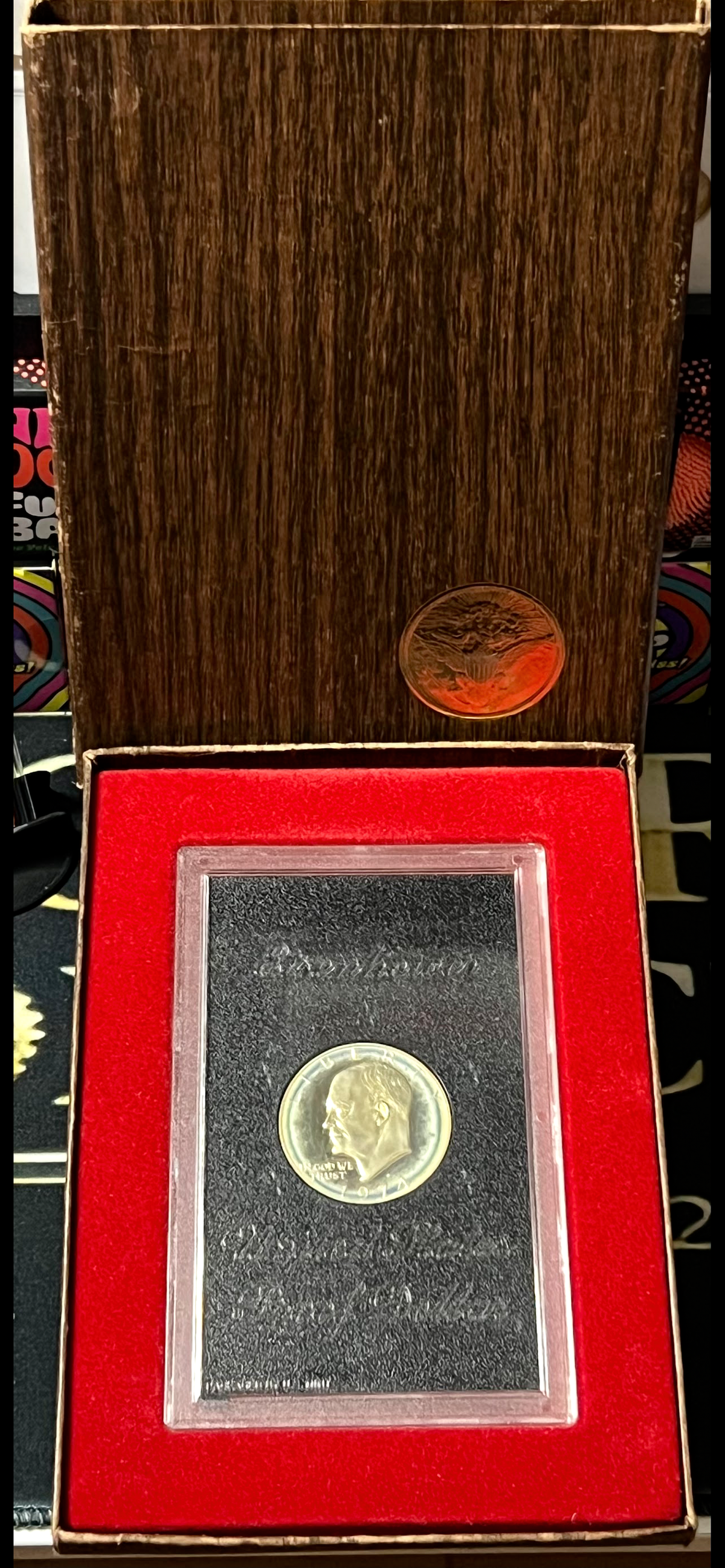 Eisenhower "Brown Ike" 40% Silver Proof Dollar (1971–1974 Issue)
