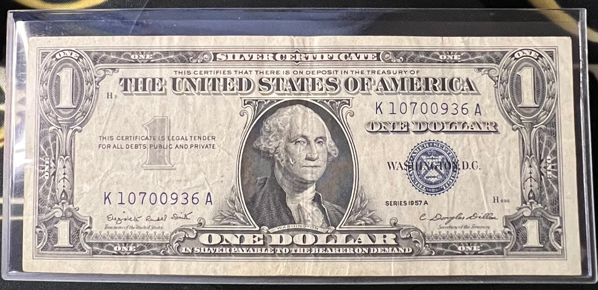 $1 Silver Certificate - Circulated Paper Currency