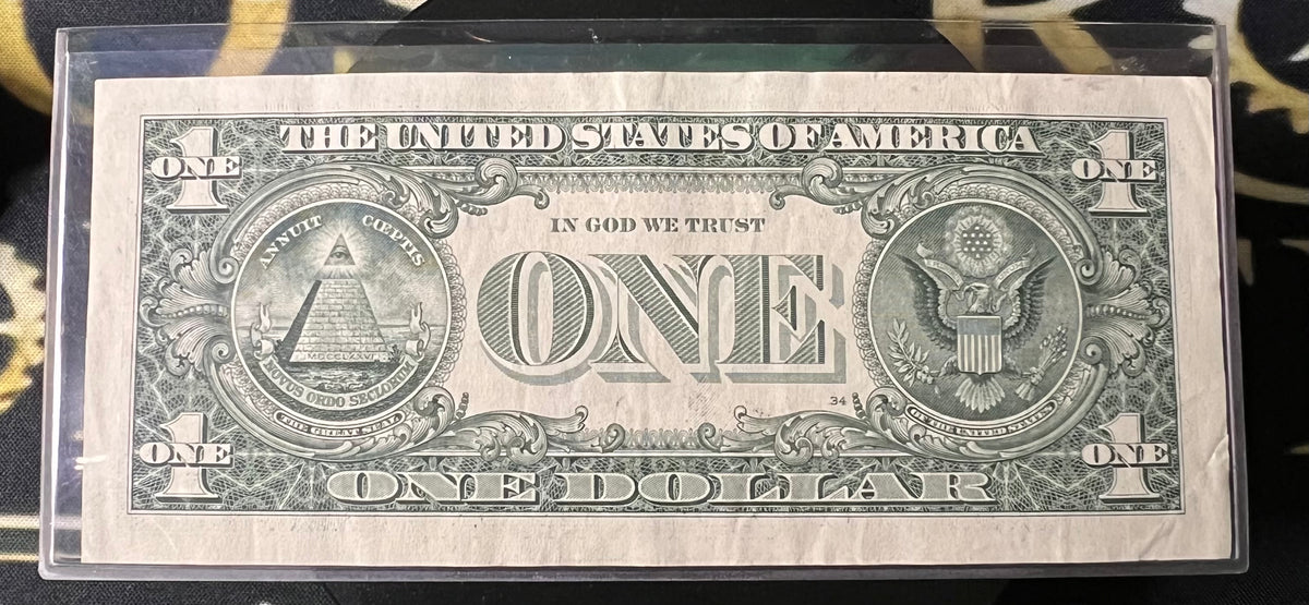 Series 2017A $1 Federal Reserve Star Note - San Francisco (District 12)