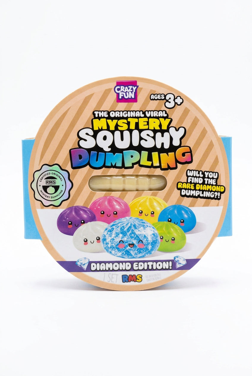 Crazy Fun Mystery Squishy Dumpling – Diamond Edition (1 Pack / Set)