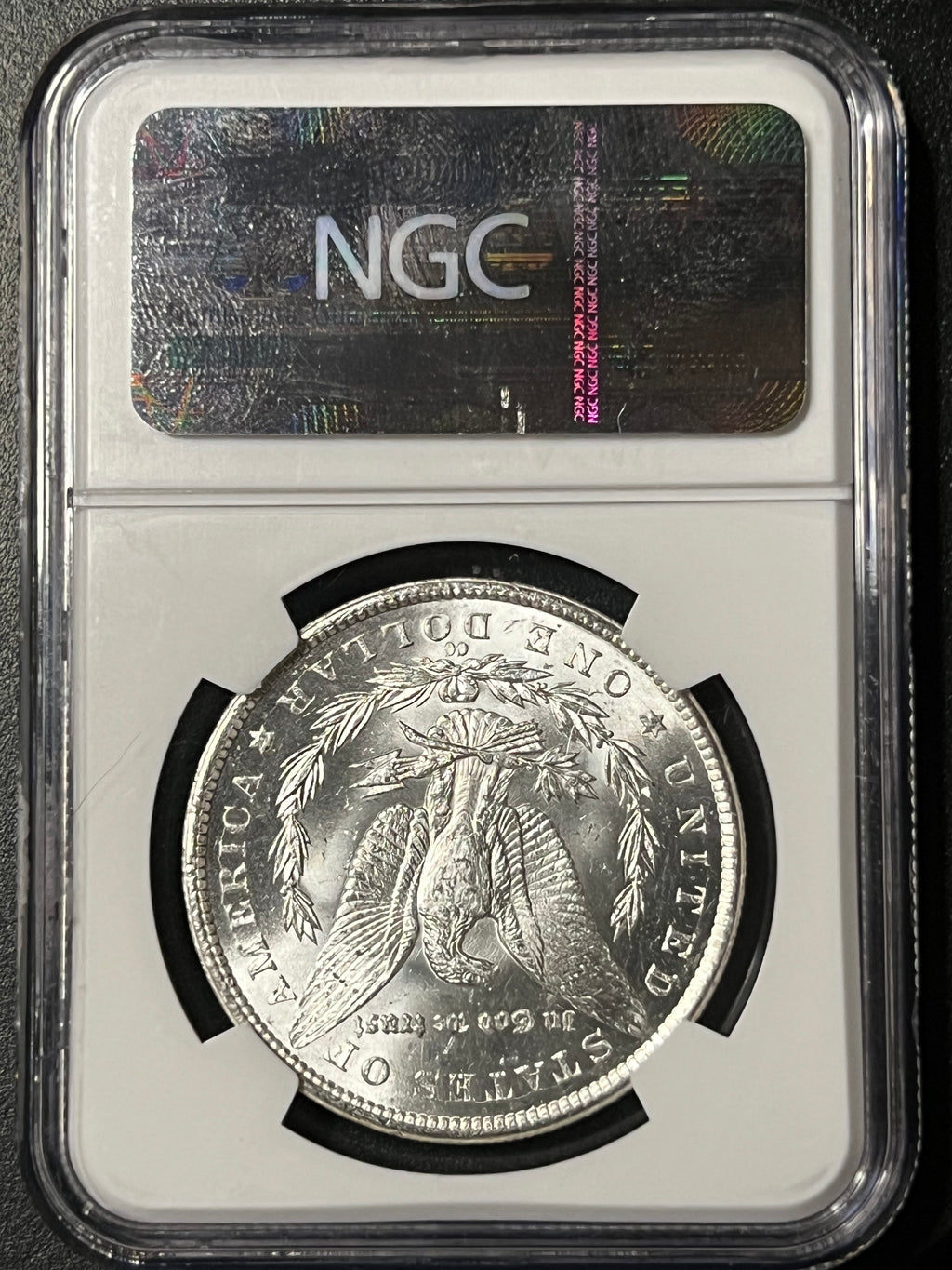 1883-CC Morgan Silver Dollar $1 — NGC MS 62 (Carson City Mint)