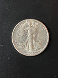 Walking Liberty Half Dollar - 90% Silver US Coin (Circulated)