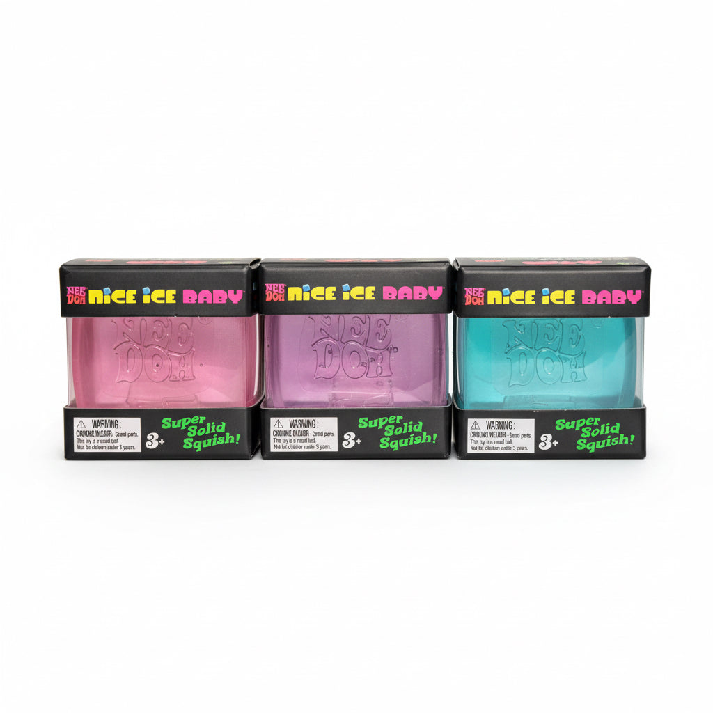 Schylling NeeDoh "Nice Ice Baby" - Assorted 3-Pack / Set