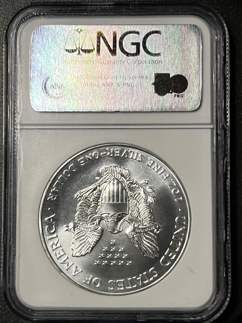 1995 American Silver Eagle – NGC MS 69