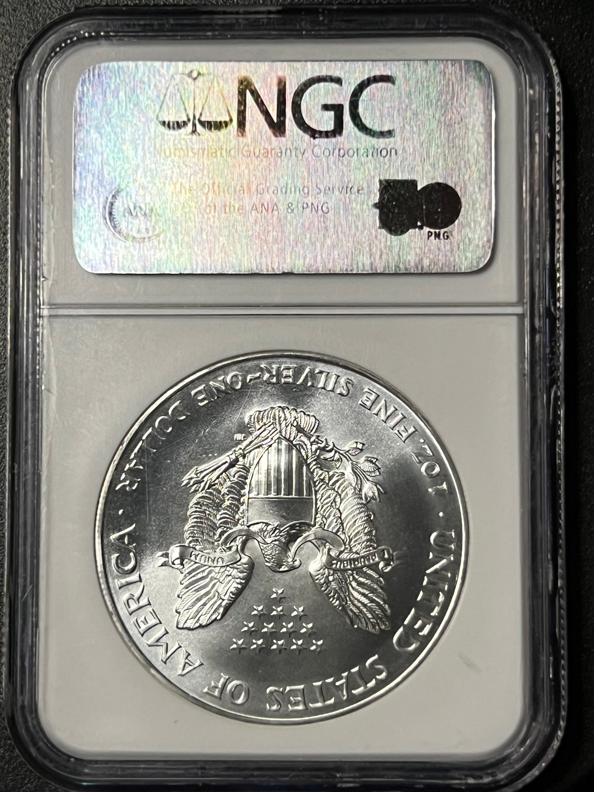 1995 American Silver Eagle – NGC MS 69
