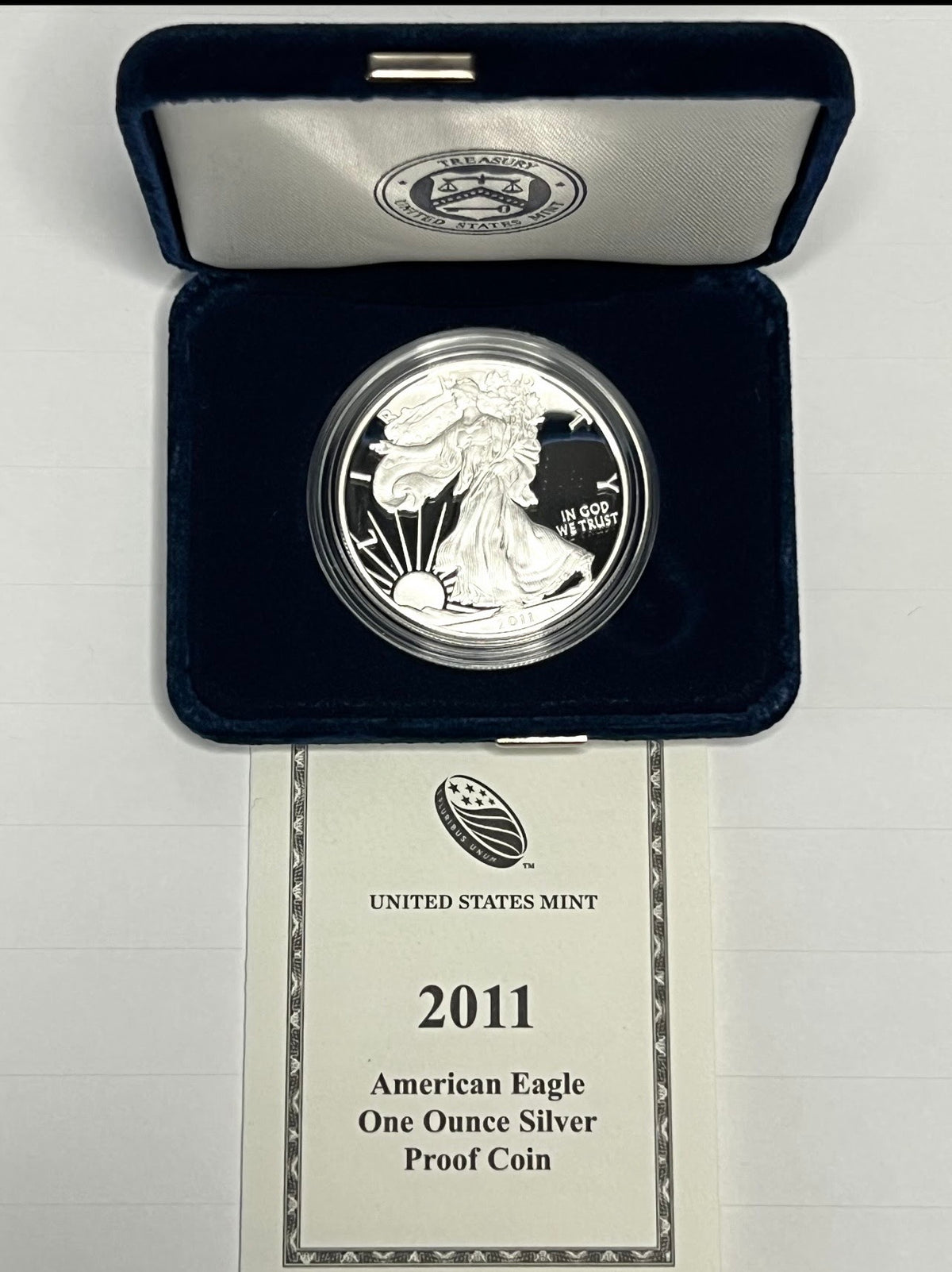 2011-W American Eagle One Ounce Silver Proof Coin (Original Mint Packaging)