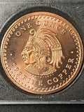 Aztec Calendar – 1 Ounce .999 Fine Copper Round