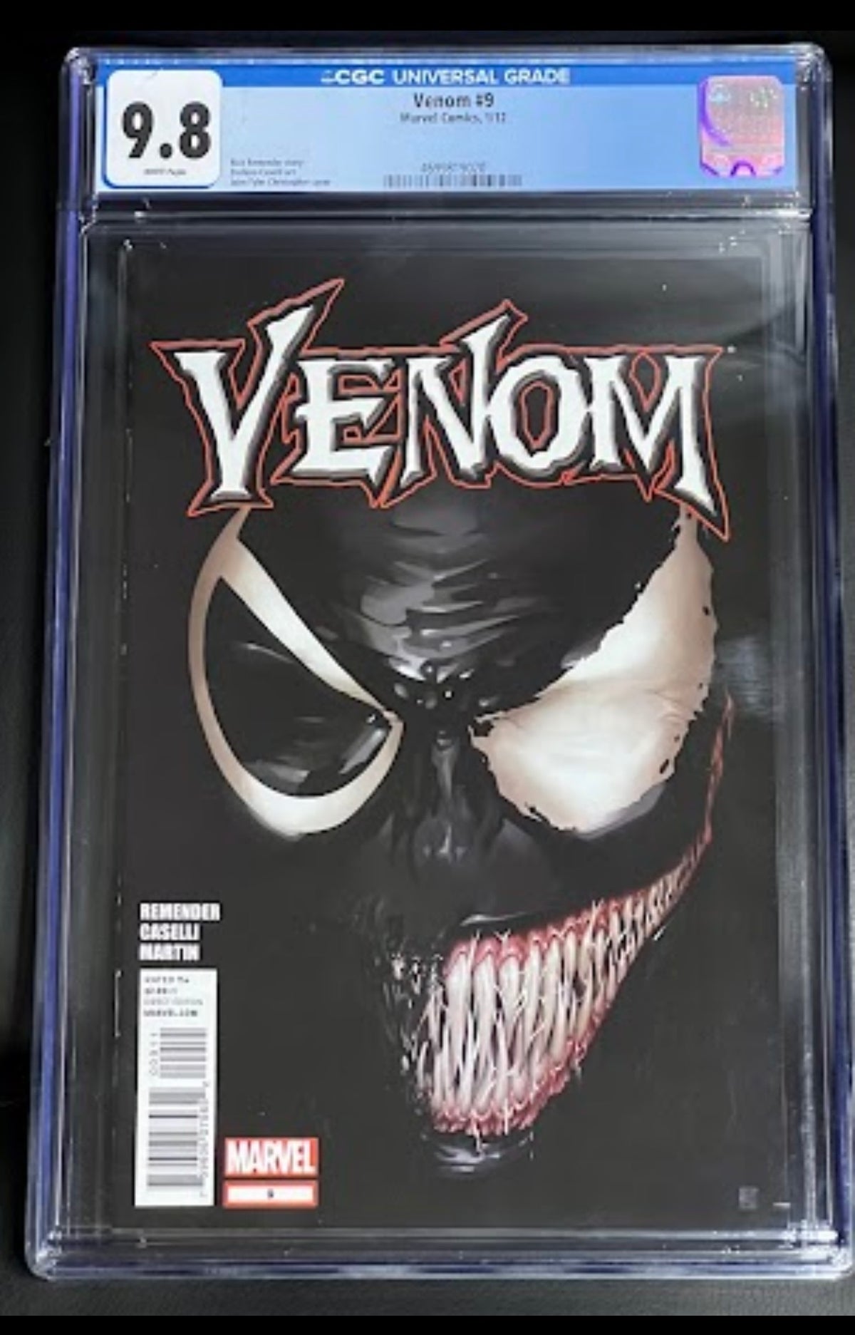 Venom #9 (Marvel, January 2012) – Remender Run – CGC 9.8