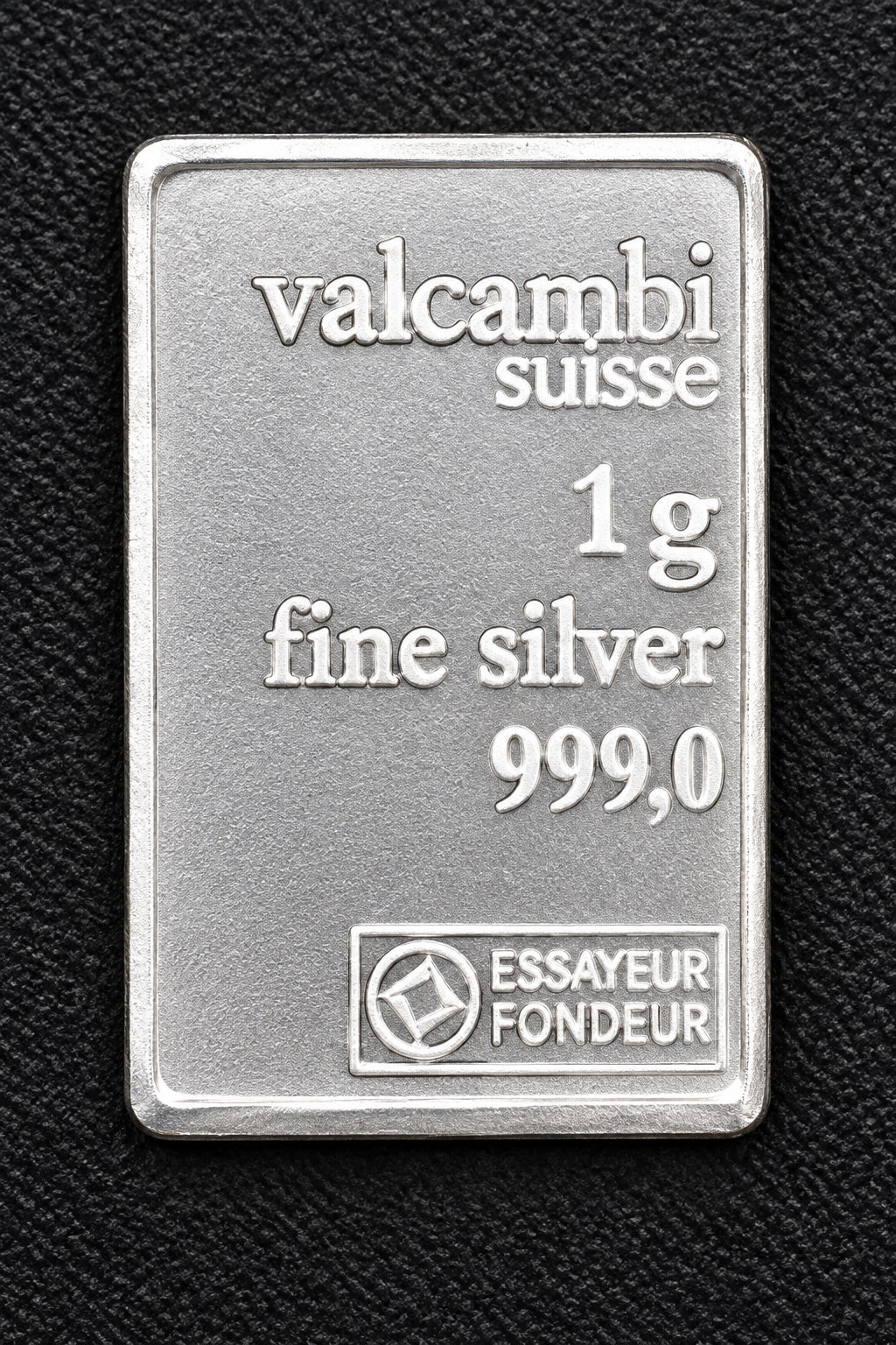 Valcambi 1g Fine Silver Bar | 999.0 Pure Precious Metal Bullion