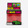 NeeDoh Nice Cube – Pink / Red Squishy Fidget Toy (Schylling)