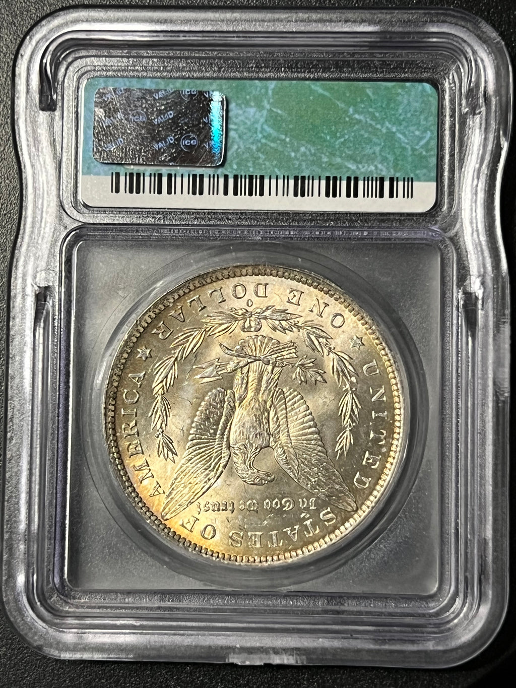 1884-O Morgan Silver Dollar — ICG MS64