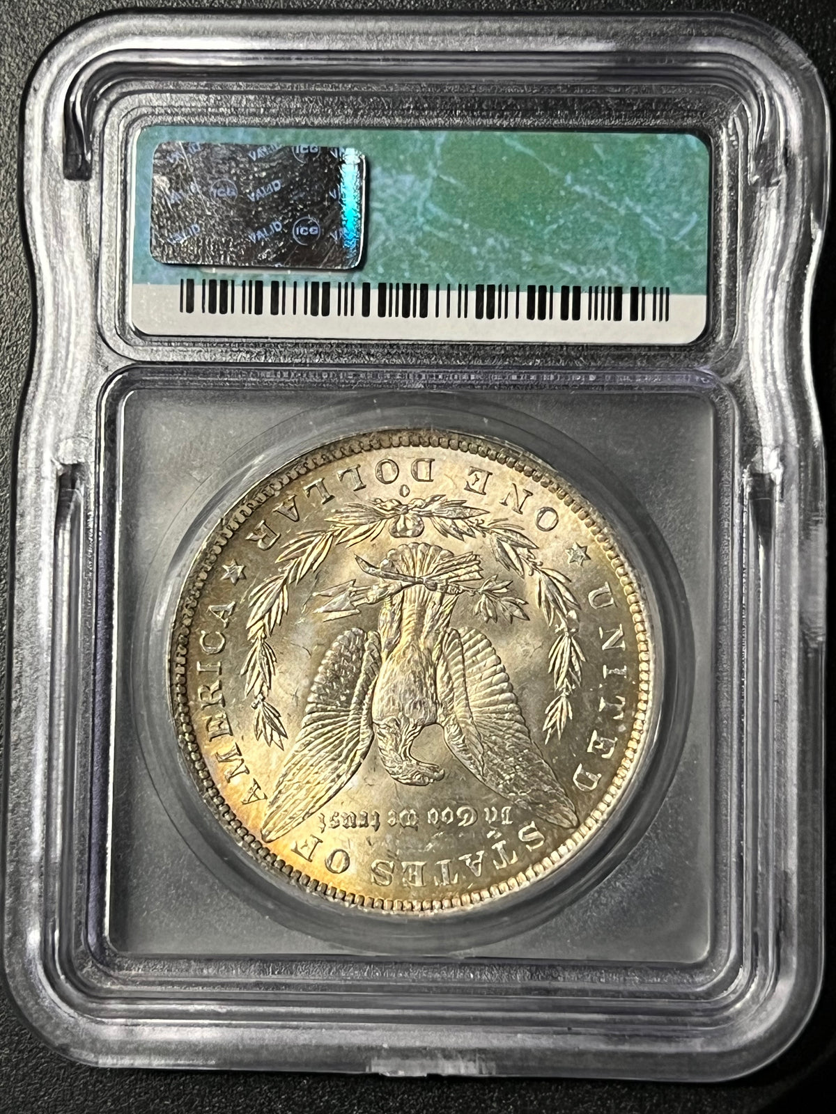 1884-O Morgan Silver Dollar — ICG MS64