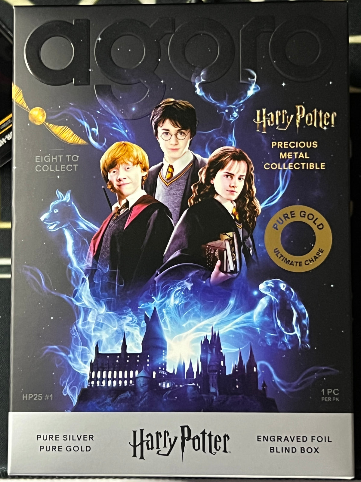 Agoro Harry Potter™ Engraved Foil Blind Box (Pure Silver & Gold Collectible)