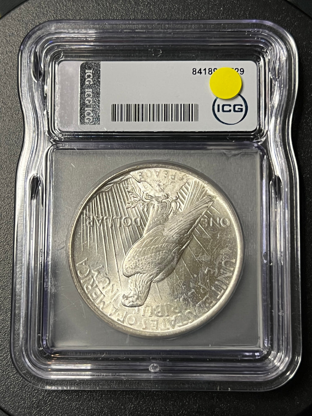 1923 Peace Silver Dollar — ICG MS64