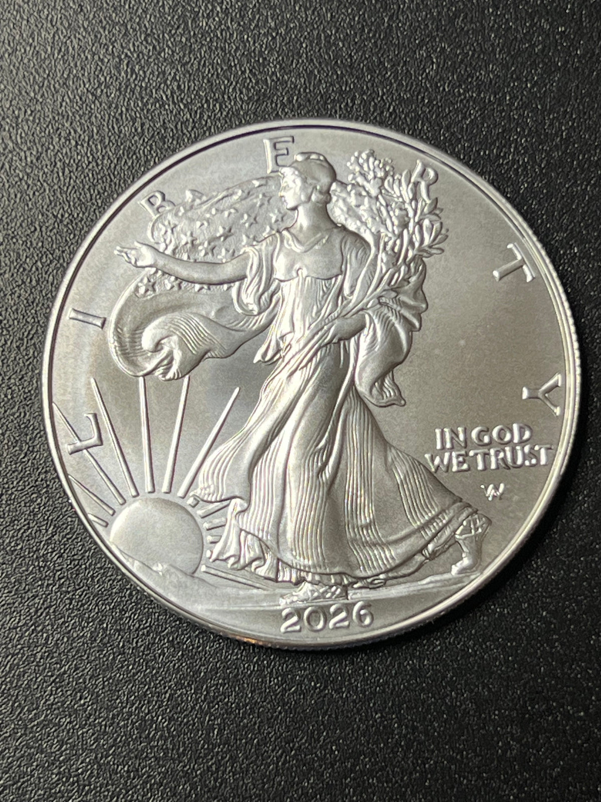 2026 1 oz American Silver Eagle – Brilliant Uncirculated (BU) | 99.9% Fine Silver Coin