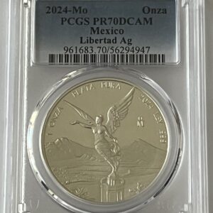 2024 Mexico 1 oz Silver Libertad – PCGS PR70 DCAM (Flawless Proof!)