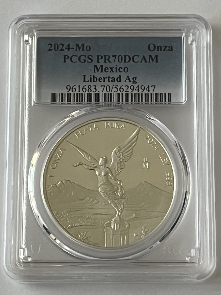 2024 Mexico 1 oz Silver Libertad – PCGS PR70 DCAM (Flawless Proof!)