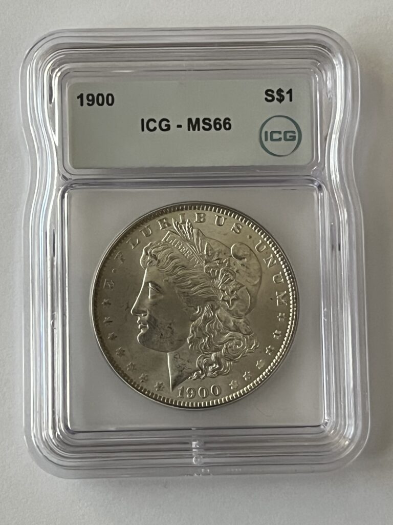 1900 Morgan Silver Dollar - MS66