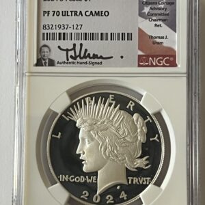2024-S Peace Silver Dollar – NGC PF70 Ultra Cameo (Flawless Proof Perfection!)