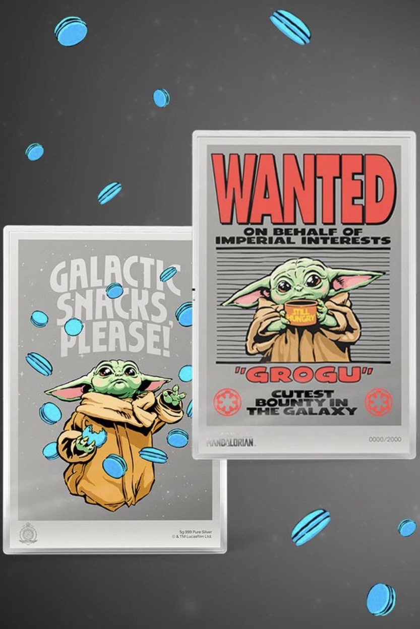 New Zealand Mint 2026 $1 Star Wars The Mandalorian - Wanted: Grogu - Pure Silver Foil #1 - Image 2
