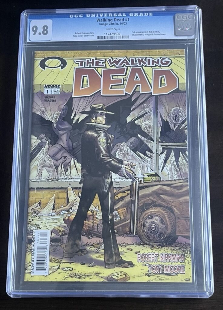 The Walking Dead #1 CGC 9.8 (2003) 1st Print - Rare Black "Mature Readers" Variant WP