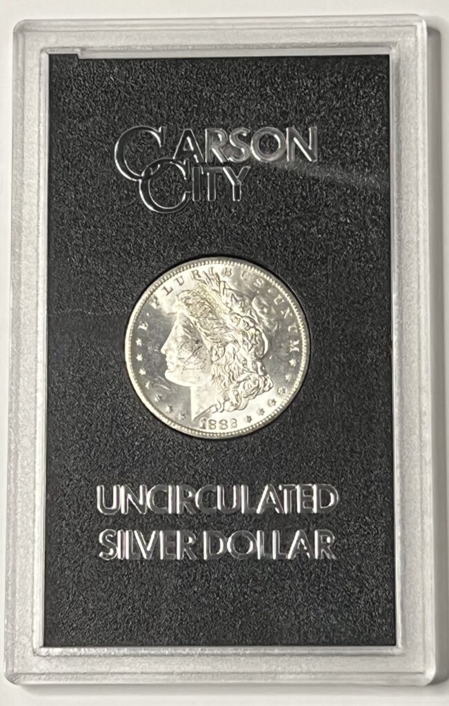 1882 Morgan Silver Dollar – GSA Holder