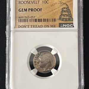 NGC Gem Proof Roosevelt Dime – Various Dates