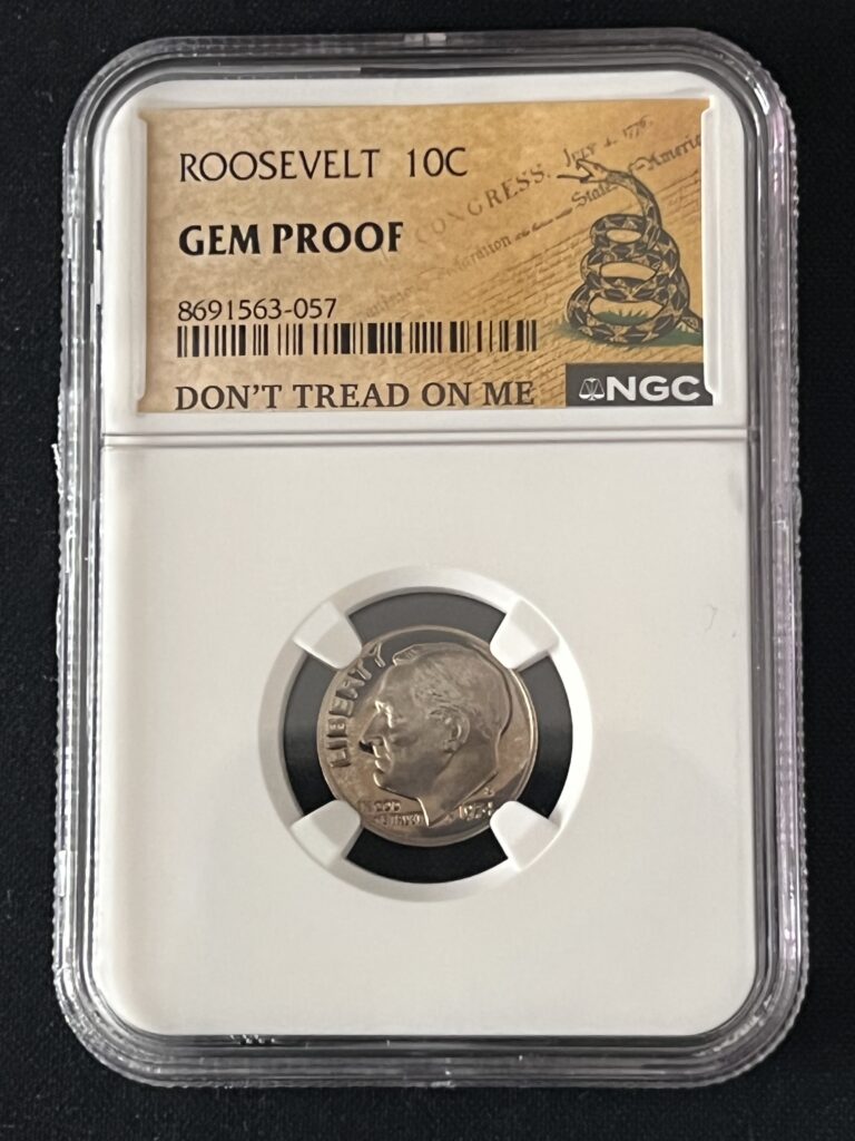 NGC Gem Proof Roosevelt Dime – Various Dates