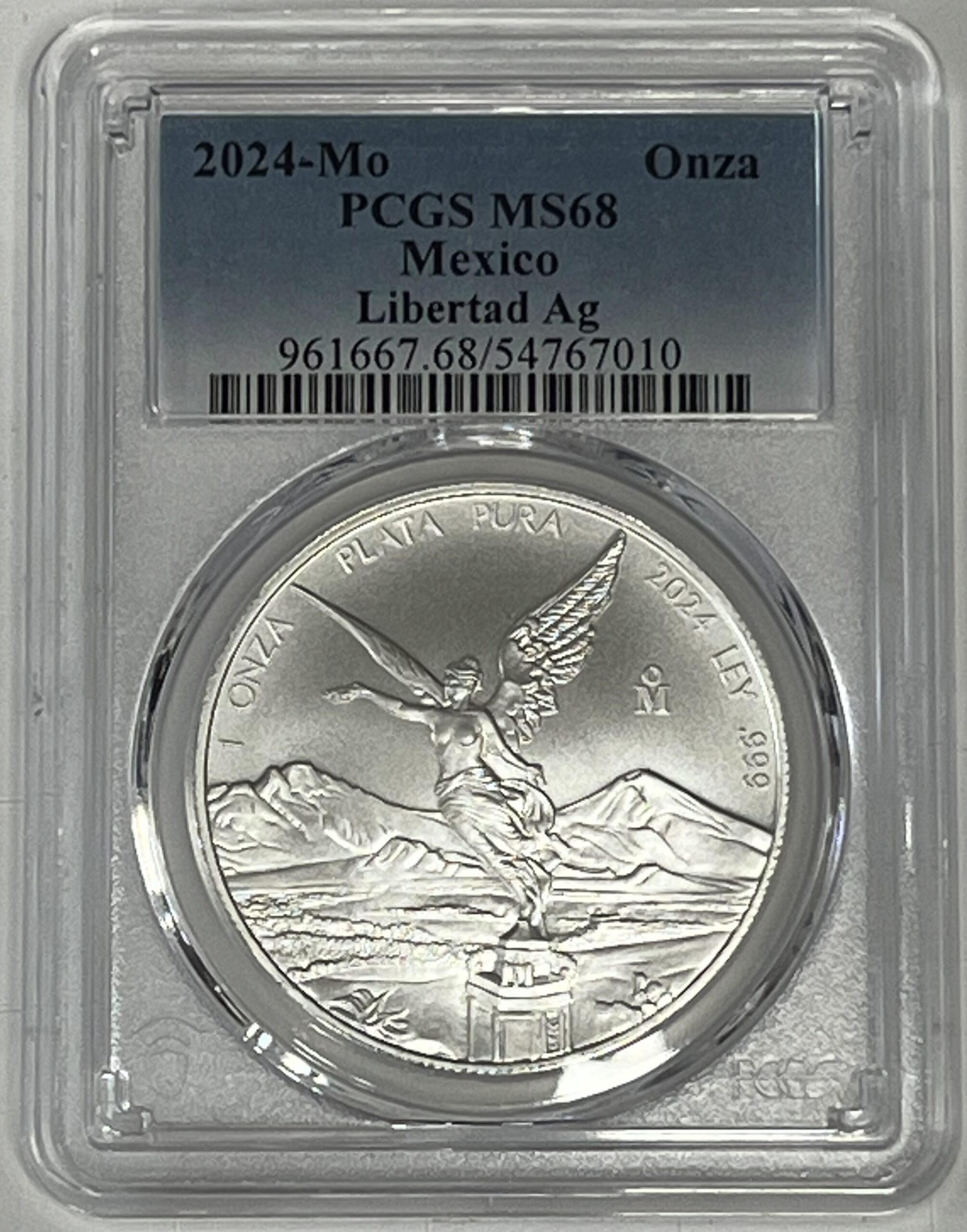 2024 PCGS‑Certified MS68 Mexican Libertad 1 oz Silver Coin