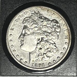 1891‑CC Morgan Silver Dollar (Raw)