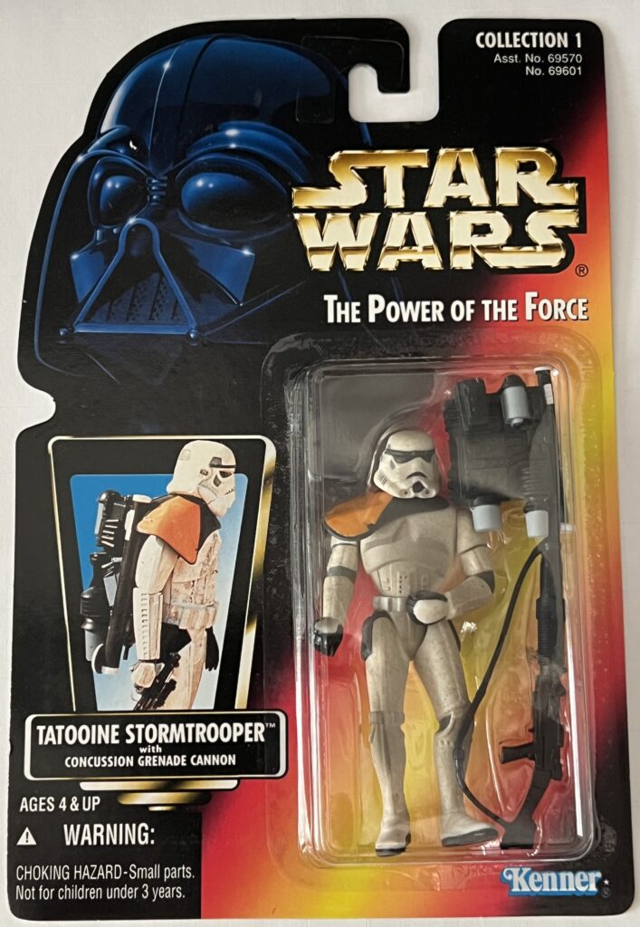 1996 Star Wars The Power of the Force Tatooine Stormtrooper (Red Card / Collection 1)