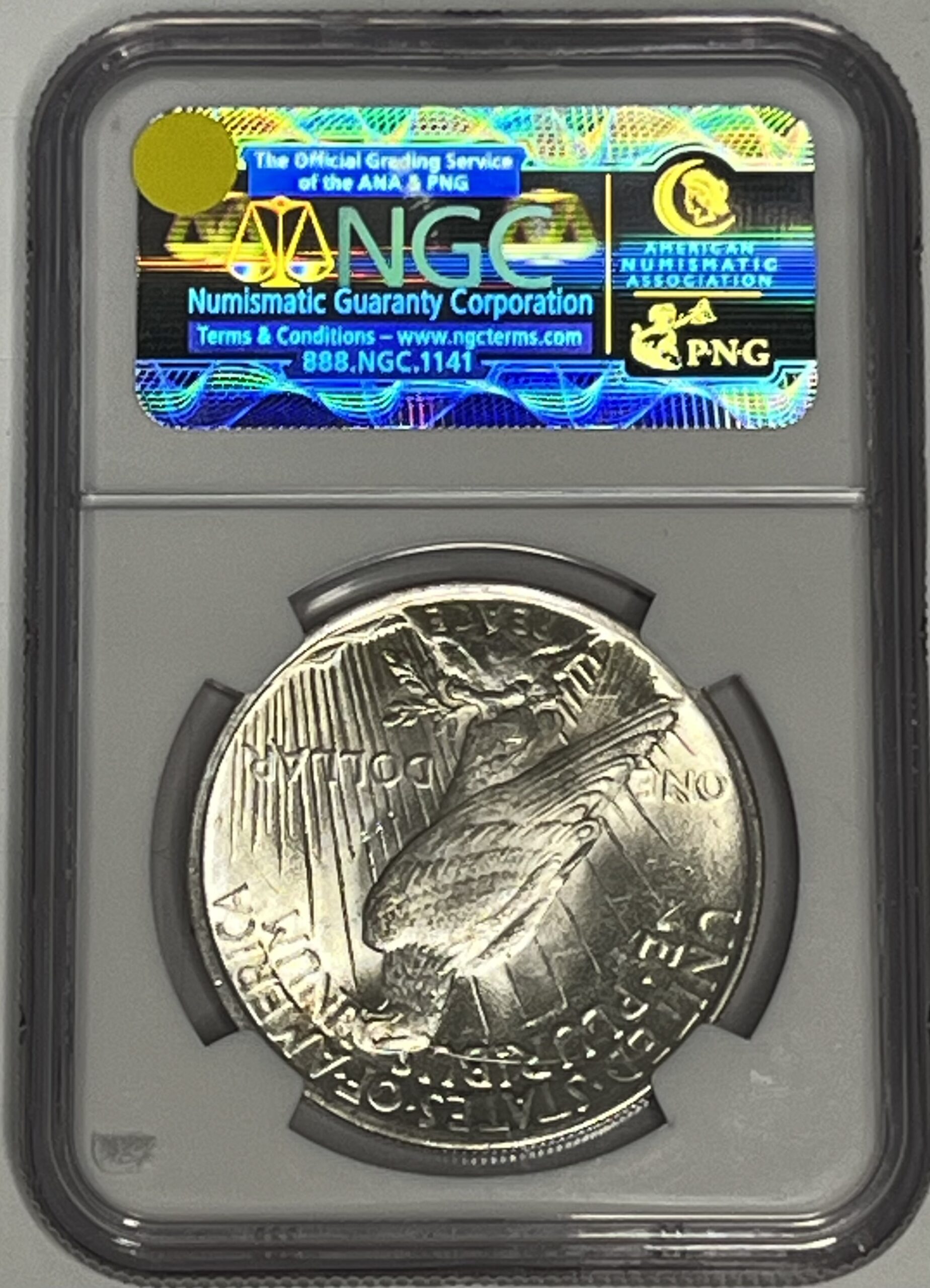 1922 Peace Silver Dollar – NGC MS64 - Image 2